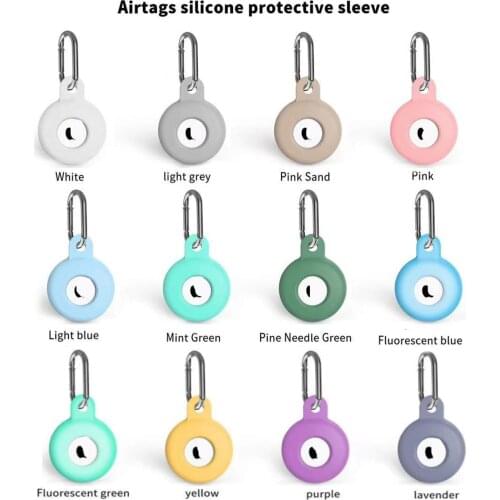 Applicable to Apple AirTags tracking locator silicone protective case Apple AirTag protective case for loss