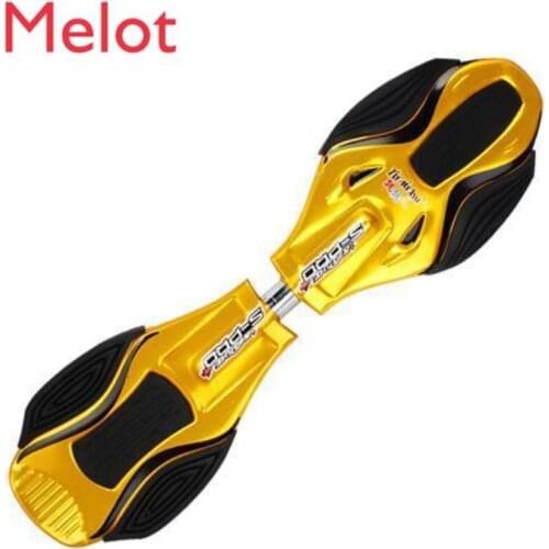Scooter Two-Wheel Vitality Board Aluminum Alloy Long Board Skateboard Bobby Car 2-Wheel Flash Two-Wheel Skateboard