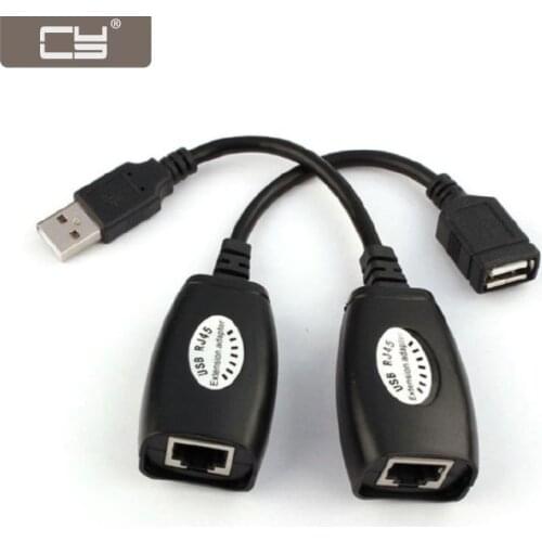 NGFF USB Keyboard Mouse Over RJ45 Cat5e Cat6 Cable Extension Extender Cable Adapter