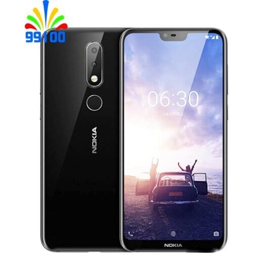 Refurbished Unlocked Original Nokia 6.1 Plus (X6) 5.8Inch Screen 4GB+64GB Snapdragon 636 Dual Sim Fingerprint