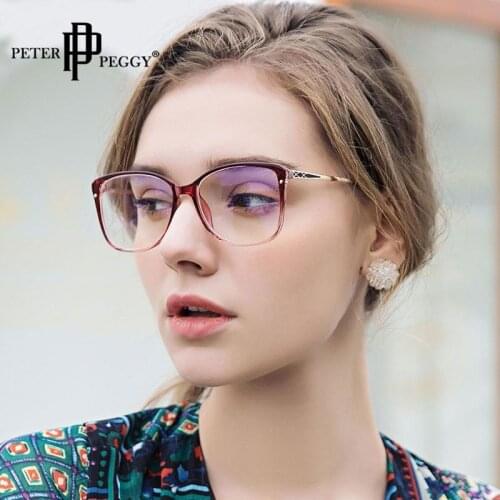 Anti Blue Light Transparent Square Glasses Frame Women Filter Blue-ray Computer Eyeglasses Fashion Rectangle Clear Lens Unisex
