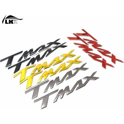 Motorcycle Emblem Badge Decal Decals Tank Wheel Logo "TMAX" Sticker For YAMAHA TMAX530 500 For yamaha Tmax T-MAX 530 500