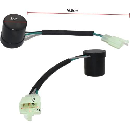 1PC 12V Motorcycle Adjustable Flashing Flasher Relay LED Turn Signal Indicator Light Rate Control For GY6