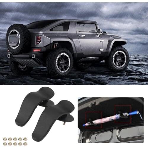 2pcs Multi-functional Interior Trunk Cover Rack Clip Umbrella Holder Hanger Hook Universal 2018 Car Accessories