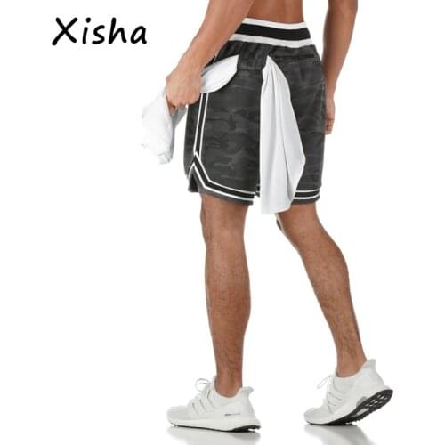 2021 GYM Shorts Sport Men Running Shorts Soft Fitness Camouflage Correr Basketball Workout Shorts Men Runing Sweatpants Homme