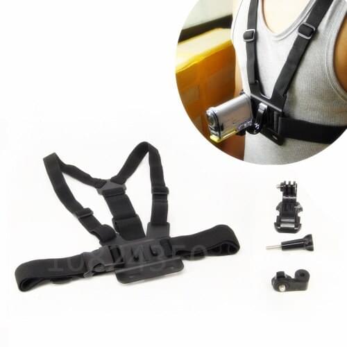 4in1 1 set Chest strap screw adapter mount JHook for Sony Action Cam HDR-AS30V HDR- AS100V HDR-AS200V HDR-AS20V FDR-X1000VR