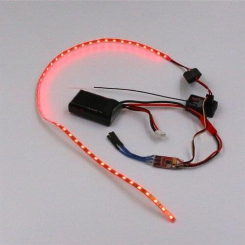 50cm LED Light Bar Light Belt System for 1/24 1/28 WLtoys MINI-Q MINI-Z AWD MR02 MR03 IW04M RC Car Accessories