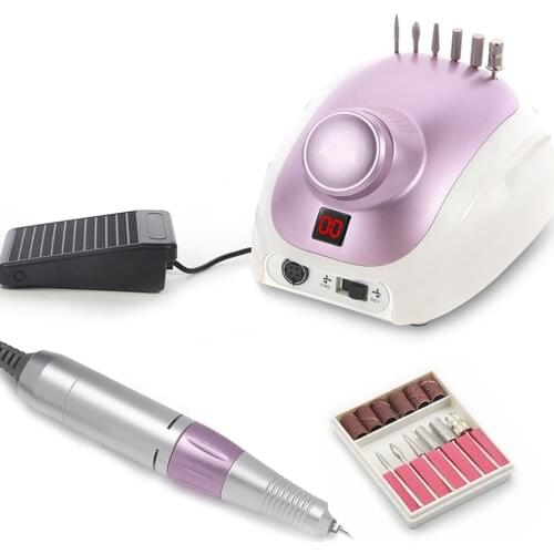 Electric Nail Drill Machine 32W 35000RPM Pro Manicure Machine With Speed Display Screen High Quality Manicure Cutter Nail File