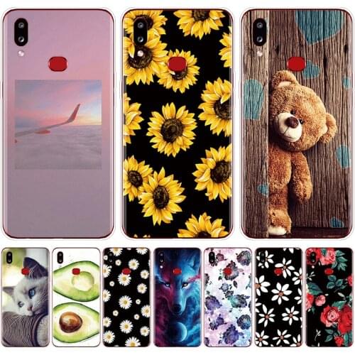 Case For Samsung Galaxy A10 Silicone Soft TPU Cute Back Cover for Samsung A10 A 10 A10S A10E Flower Phone Cases Coque A 10S 2019