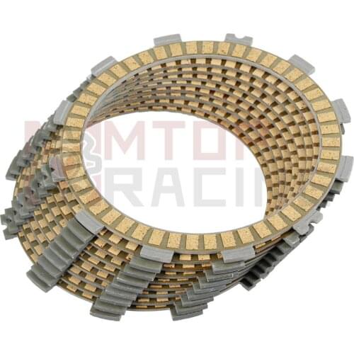 Clutch Friction Disc Plates For Kawasaki ZX600 Ninja ZX-6R 6RR 1995-2003 ZZR600 2005-2008 ZX636 2003-2004 ZR750 Z750 2004-2006