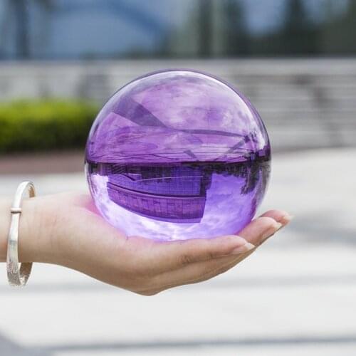 Photography Crystal Ball Ornament FengShui Globe Divination Quartz Magic Glass Ball Home Decor Sphere Lens ball