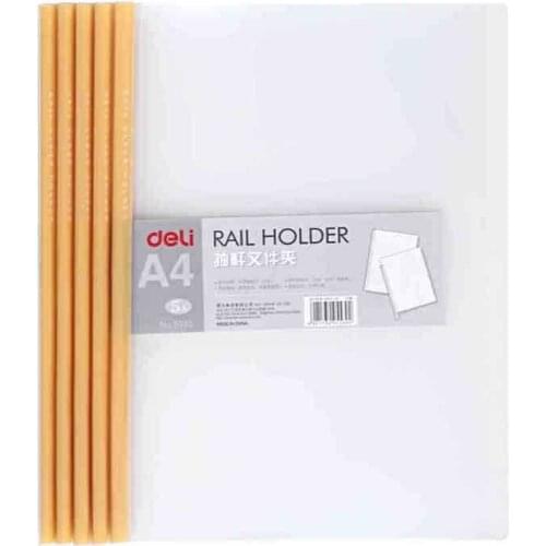 Stationery A4 joystick folder 5530 clear folder plastic joystick CLIP 5pcs/pack file organizer Stationery Office Supplies