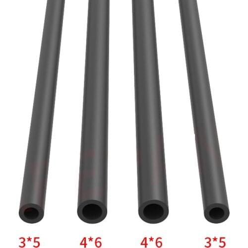MEGA 3PCS Carbon Fiber Tube 18 20cm 6*4 5*3mm Black Pipe For 3D Printer Kossel DeltaManipulator Push Rod Tube Parallel Arm Parts