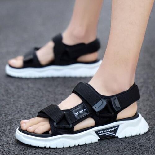 Fashion Men Sandals Summer Leisure Beach Holiday Sandals Men Shoes Outdoor Male Retro Comfortable Casual Sandals Men Sneakers