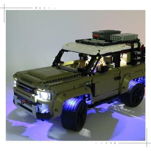 Led Light Set Compatible For 42110 Land Rover Defenders Off Road Vehicle (Only LED Light, No Block Kit)