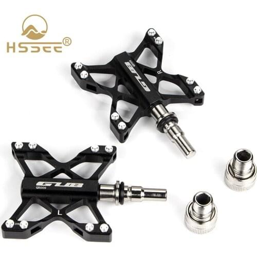 Official Authentic Quick Release Bicycle Pedal Solid Aluminum Alloy Sealed Self-lubricating Bearing MTB Pedal Bike Accessories