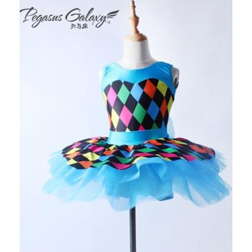 2-15Y Ballerina Dress Kids Children Ballet Clothes Ballet Tutus Costume For Girls Ballet Leotard Dress Toddler Stage Dancewear