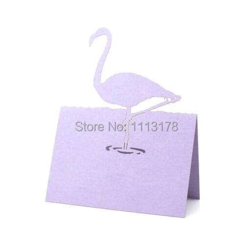 Flamingo Pop up Wedding Place Cards, baby shower bridal party Seating Escort table table number name card