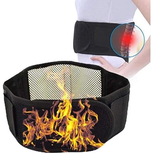Professional Sports Safety Waist Support Tourmaline Self-Heating belt magnetic therapy back Lumbar Pads Elastic Back Brace Gym P