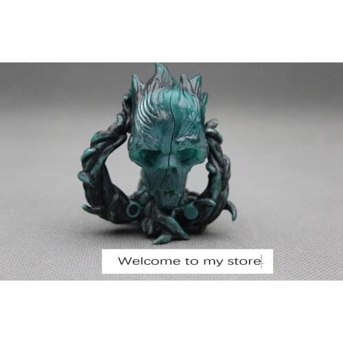 Pvc figure model toy skull head DIY