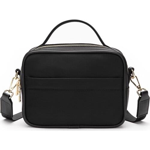 Crossbody bag bolsos capacidad naylon crossbody bag phone wallet black handbag