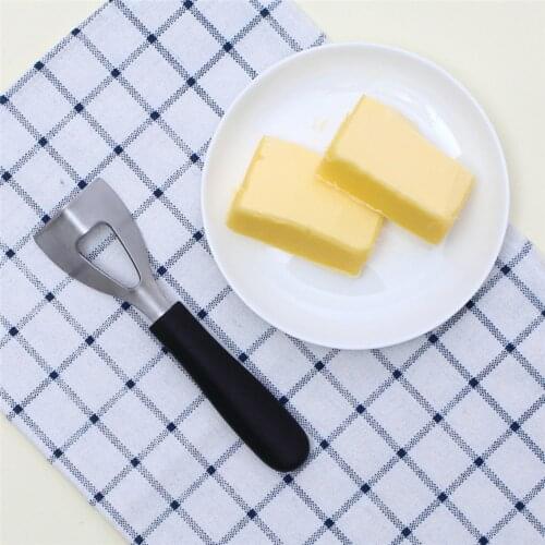 Silver Stainless Steel Cheese Peeler Cheese Slicer Cutter Butter Slice Cutting Knife Kitchen Cooking Cheese Tools