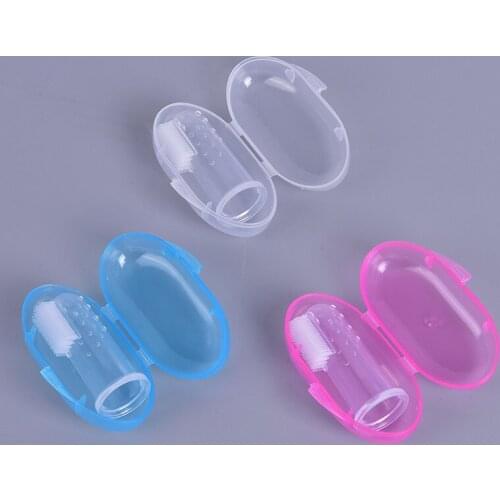 Dogs Pet Supplies Finger Toothbrush Dog Brush Breath Double Head Teeth Care Dog Cat Cleaning Toothbrushes