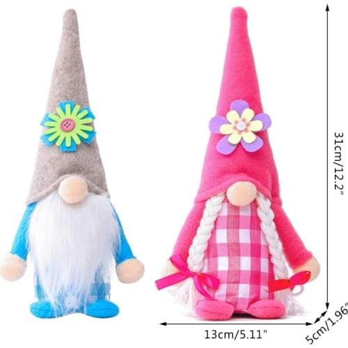 Spring Flowers Gnome Mothers Day Gnomes Gift for Mother Home Decor Ornaments