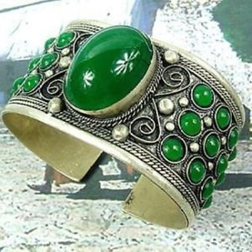 Jewerly bangle > Fine Jewellery tibet Silver Cuff fashion bracelet