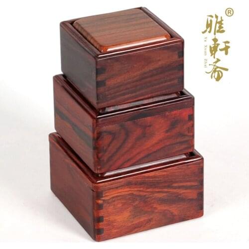Rosewood crafts wood jewelry box box wood wooden box set three Affirmative seal