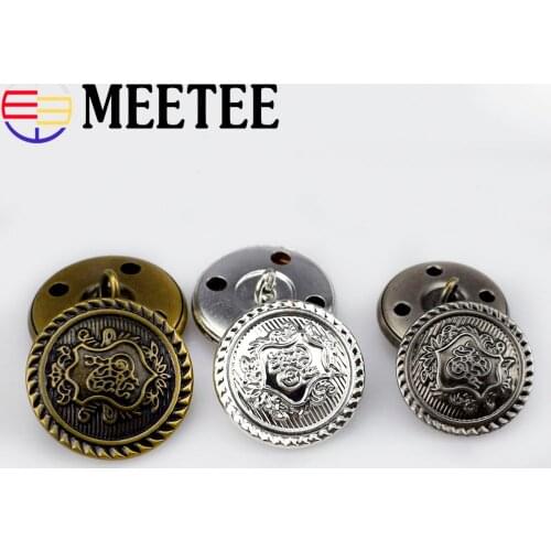 20pcs Retro Metal Button Antique Brass Copper Jeans Coat Jacket Button Clothes Decorative Buckle Button Sewing Button B3-15