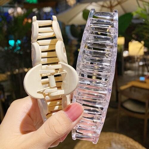 Ponytail Big Barrette Crab Hair Claws Bath Hair Claw Ponytail Clip Large Hair Clamps Claw Clip Fashion Clip For Women