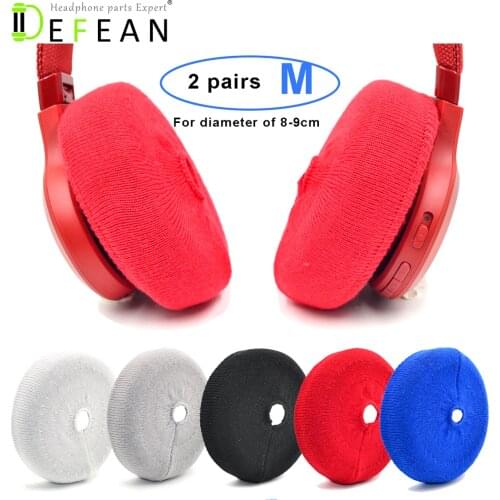 Defean Replacement 2 Pairs Flex Fabric Headphone Ear pads Covers for Beats Studio 1 / 2 / 3 wireless headphone