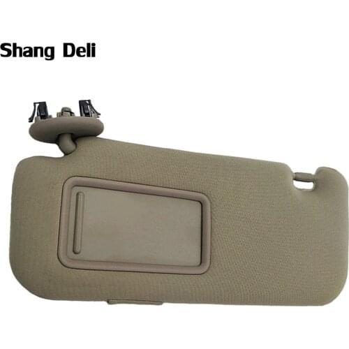 For Toyota Corolla 2007 2008 2009- 2013 Car Interior Sunvisor Left Side Sunshield sunshade Sun Visor With Mirror