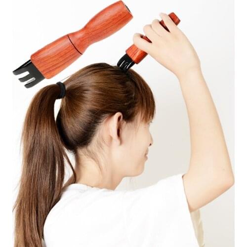 Electric head massager pressure release muscle relaxation warm moxibustion scalp meridian claw neck and back massager