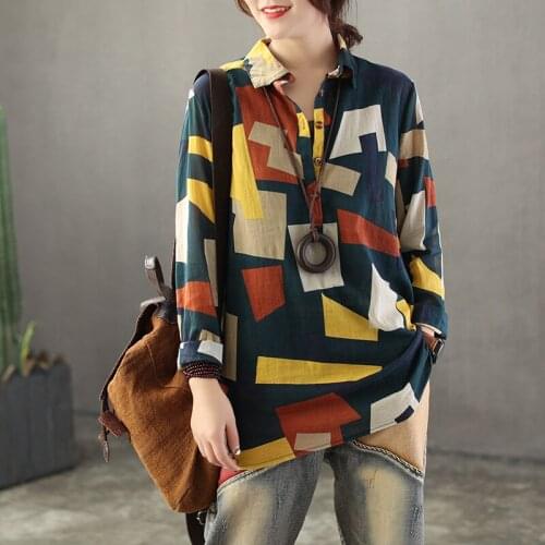 Большие блузки Fairynatural China At AliExpress