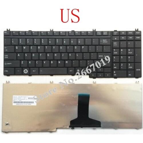 English NEW FOR TOSHIBA for Satellite P305 P305D L350D P505D L505 L505D L550 L550D L355 L355D P500 L555 US laptop keyboard BLACK