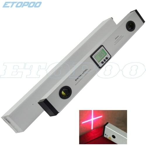 400mm Laser Digital Level LCD display with Laser Beam digital spirit level with magnet digital protractor inclinometer ruler