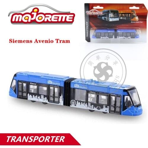 Majorette 1/64 City Bus Series Siemens Avenio Tram Car Hot Pop Kids Toys Motor Vehicle Diecast Metal Model