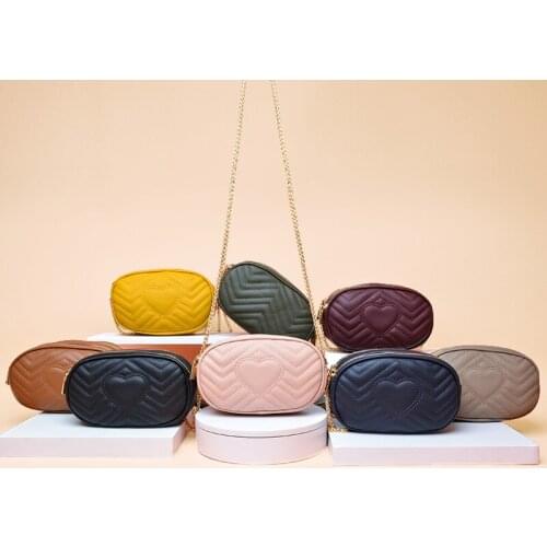 Fashion Womens Shoulder Bags Luxury Pu Leather Girls Crossbody Bag Ladies 2021 Chains Women Messenger Bag Handbags