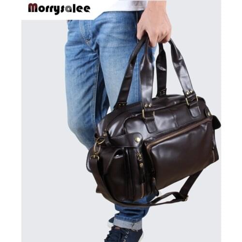 Мужские кожаные сумки Morrysalee China At AliExpress