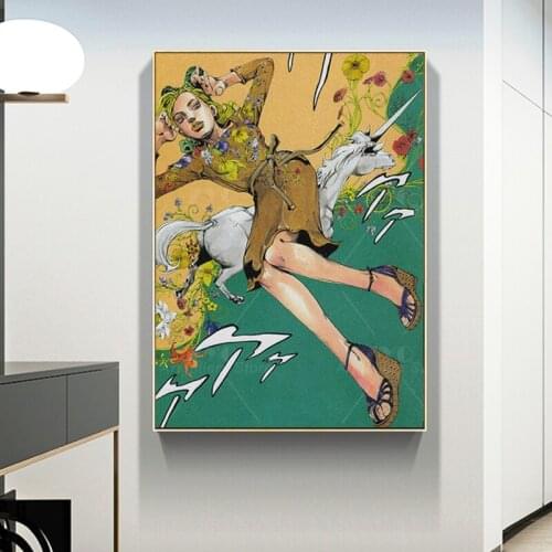 Wall Art Home Decor Jojo S Bizarre Canvas Print Painting Animation Character Modern Poster Living Room Modular Picture Framework