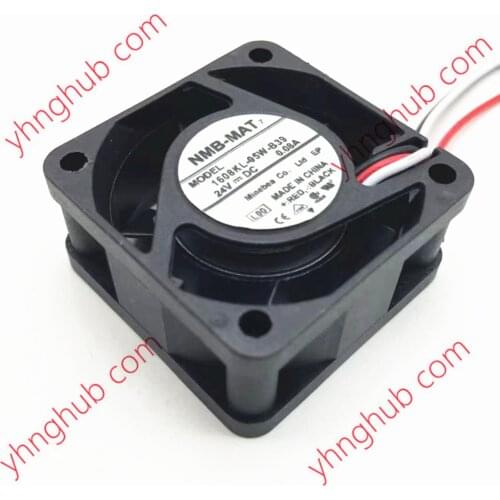 NMB-MAT 1608KL-05W-B39 L00 DC 24V 0.08A 40x40x20mm Server Cooling Fan