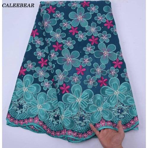 Latest Nigerian Swiss Voile Lace In Switzerland 2021 High Quality African Swiss Embroidery Cotton Lace Fabric For Dress S2119