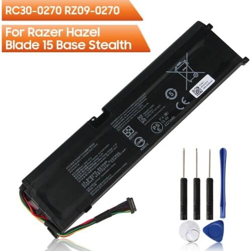 Original Replacement Battery RC30-0270 RZ09-0270 For Razer Hazel Blade 15 Base Stealth 2018 Series Rechargeable Battery 4221mAh