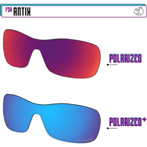 EZReplace Polarized Replacement Lenses for - Oakley Antix Sunglasses - Blue P Plus-Midnight P