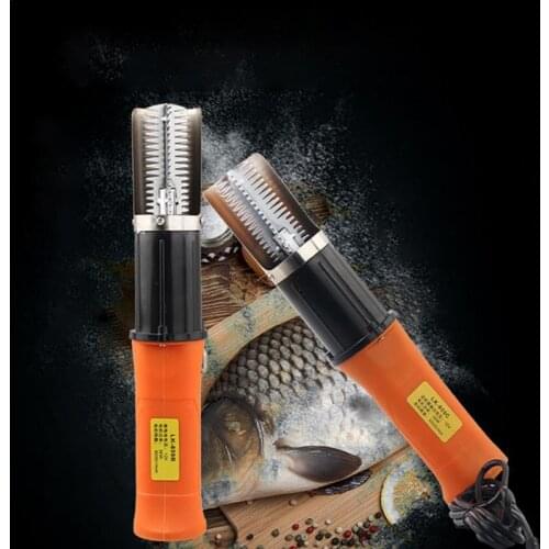 Efficient Waterproof Charging Portable Electric Fish Scaler Fishing Scalers Clean Safe Fish Remover Descaler Scraper SeafoodTool
