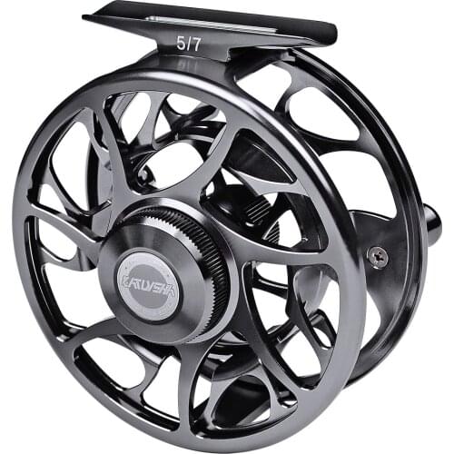 PROBEROS 3+1 BB Fly Fishing Wheel 5/7 7/9 9/10 WT Fly Fishing Reel CNC Machine Cut Large Arbor Die Casting Aluminum Fly Reel