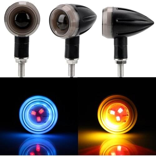 Signal Lamp LED Brake lights Motorcycle Bullet Turn Signals Signal Indicator Lighting Flowing Water Blinker Light Universal