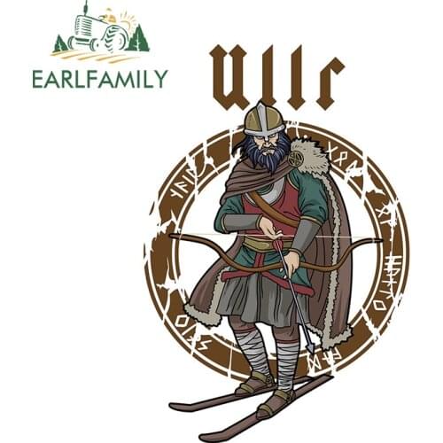 EARLFAMILY 13cm x 11.8cm for Allfather Odin Car Stickers Motorcycle Helmet Tuning Vinyl Material Creative Camper JDM Assessoires